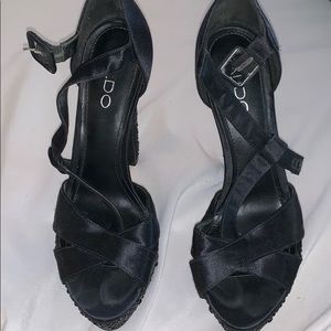Black Aldo high heels